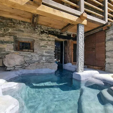 Tatil Evi Walser With Rock And Monte Rosa Views *