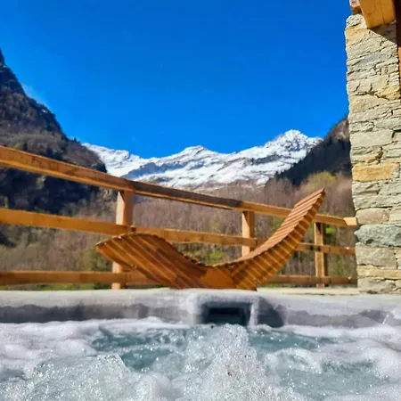 Walser With Rock And Monte Rosa Views Tatil Evi *