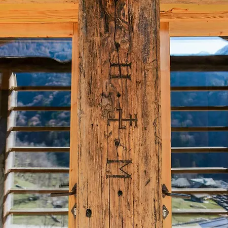 Tatil Evi Walser With Rock And Monte Rosa Views